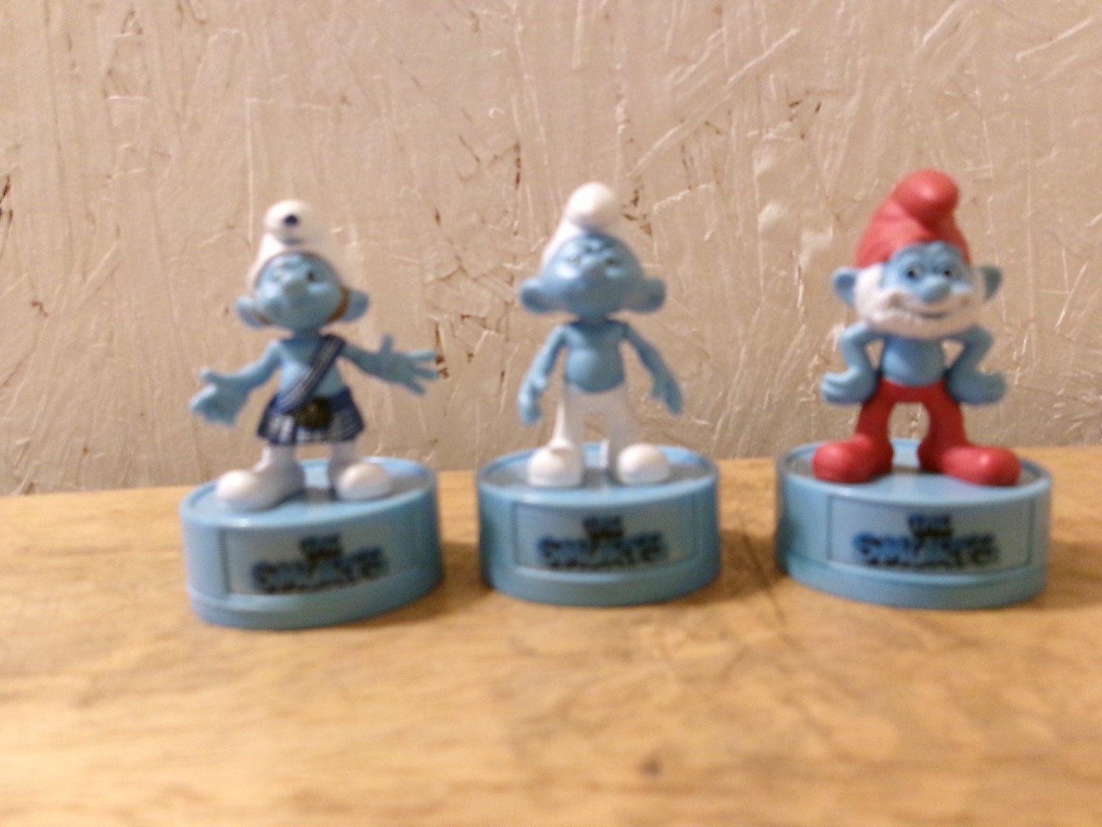 i puffi stampers figurine 3 cadauna 2,75"