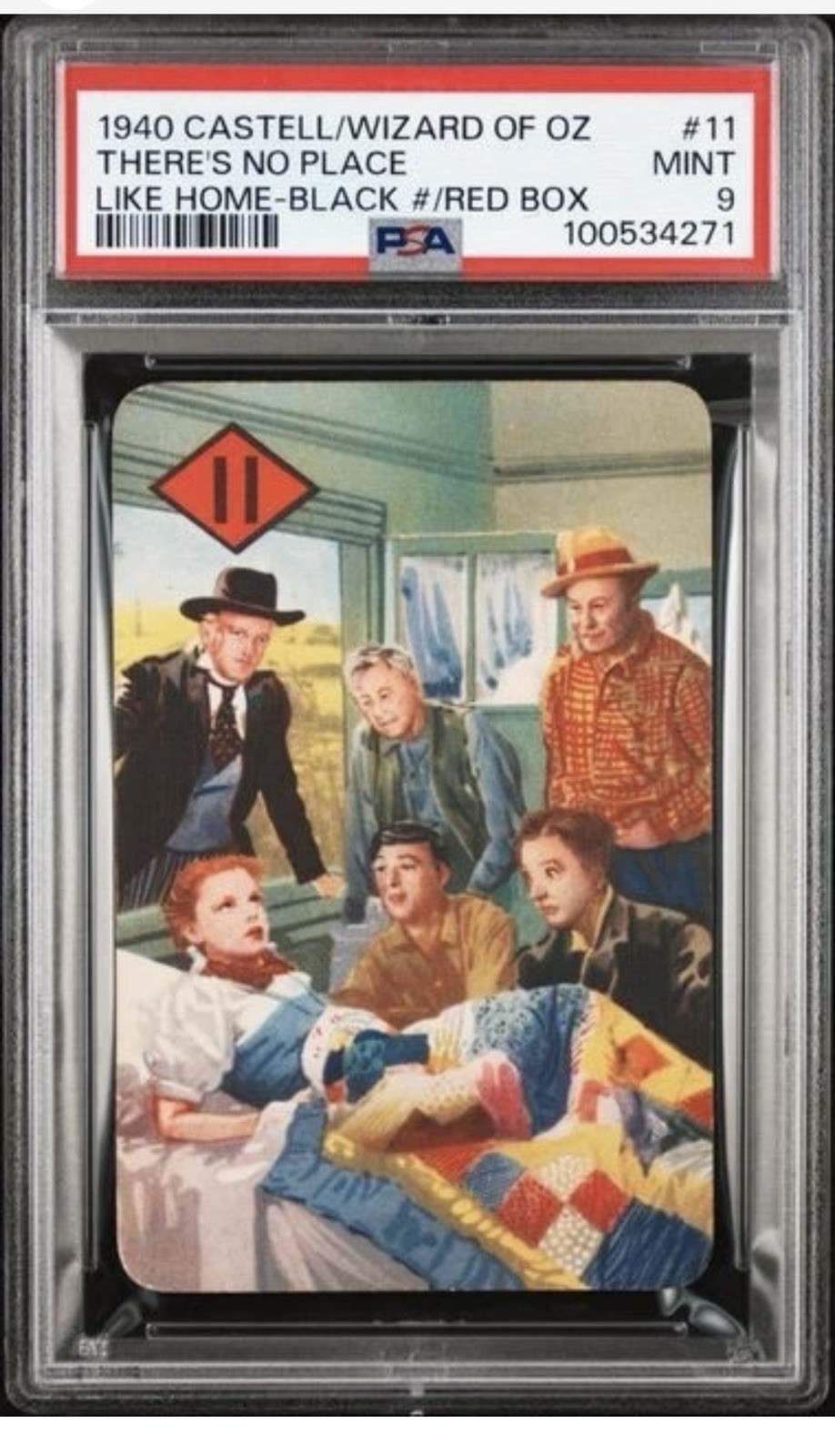 1940 Castell Mago di Oz Dorothy Casa Rosso 11 PSA 9
