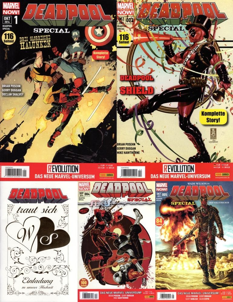Deadpool Special 1-5, n.3 Edizione Limitata (Z0), Panini