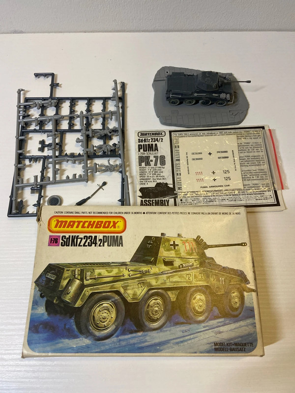 Matchbox Model Kit Military Puma 1/76