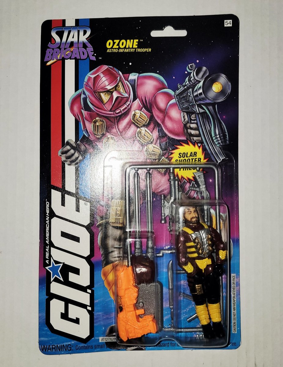 G.I. Joe 1994 Ozone v4 MOC variante Star Brigade RARO