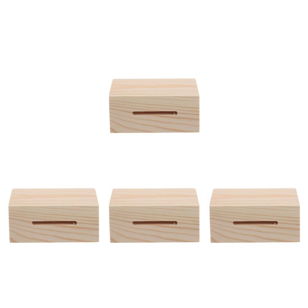 Set of 4 Selbstgemachtes Musikzubehör Aufbewahrungskoffer Für Musikspielzeug