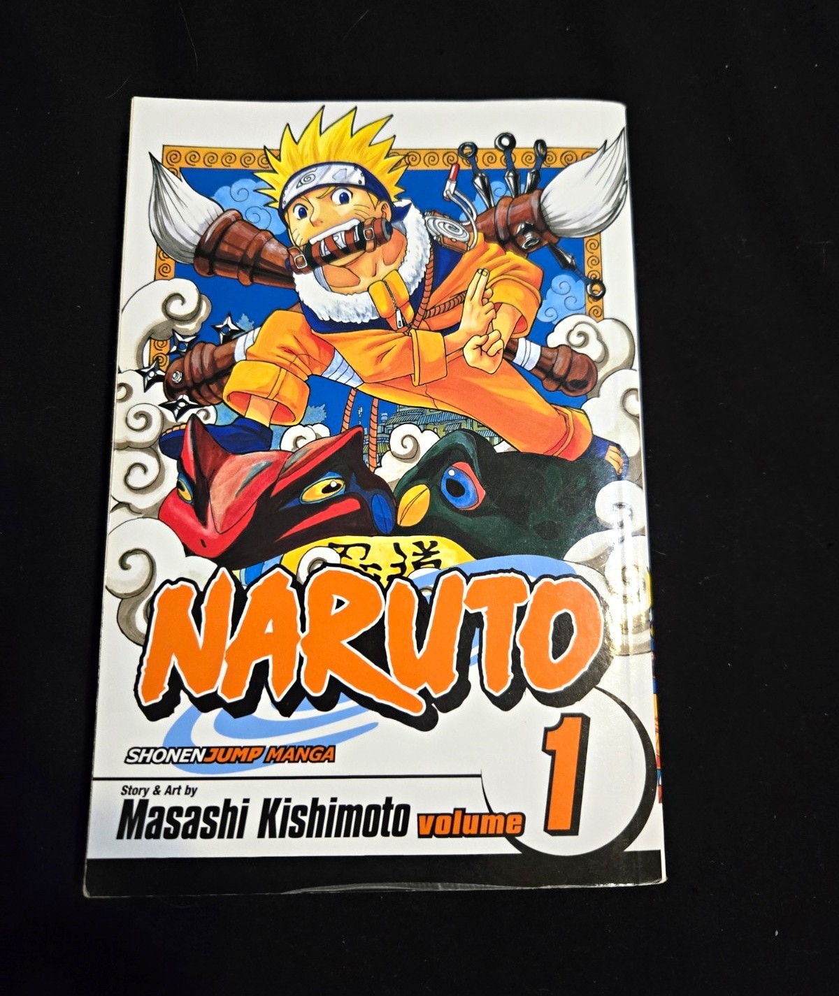 Naruto vol. 1 Numero #1 Trade Paperback Manga di Masashi Kishimoto VIZ Inglese