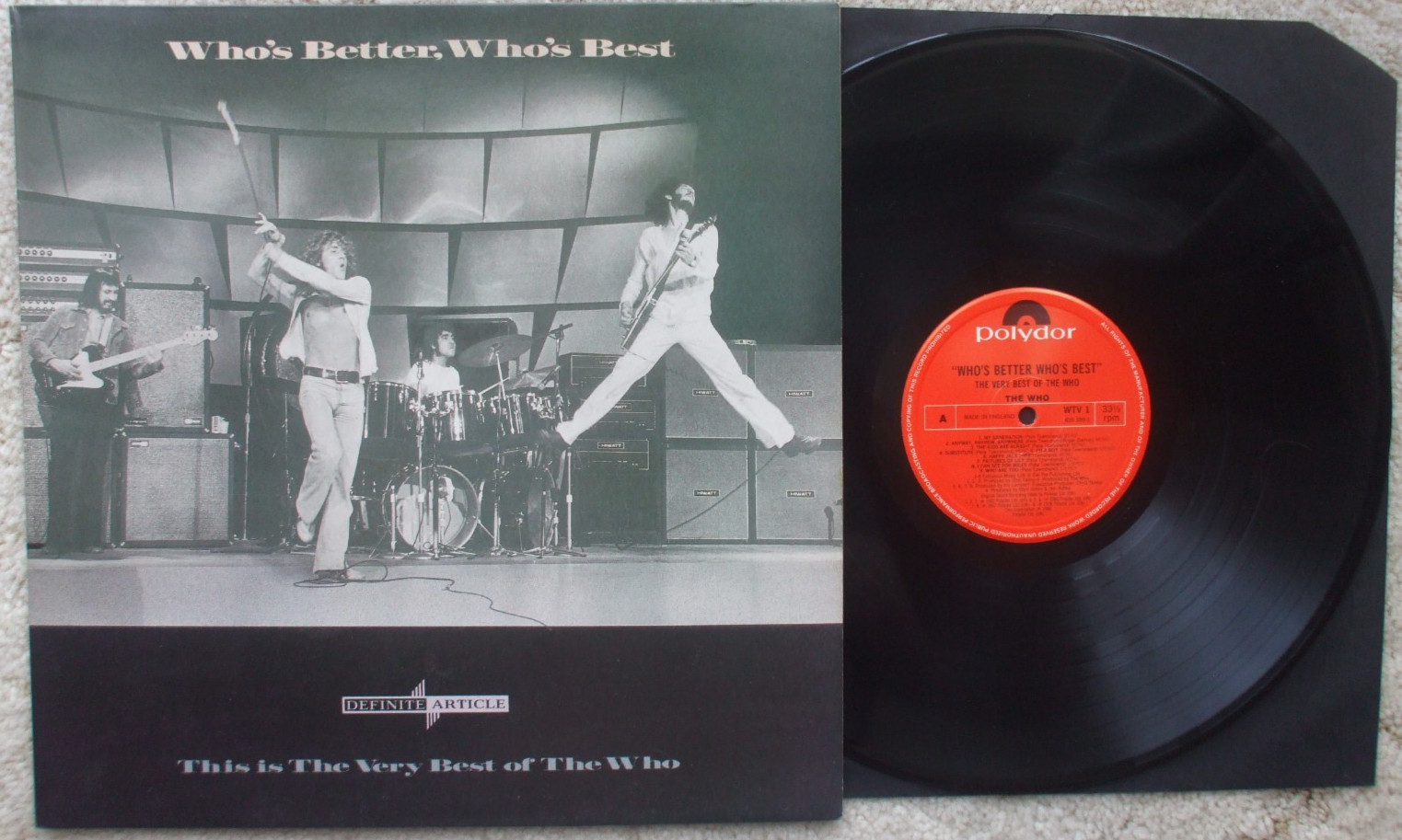 The Who - Who's Better Who's Best - The Very Best Of The Who - EX- Vinyl LP