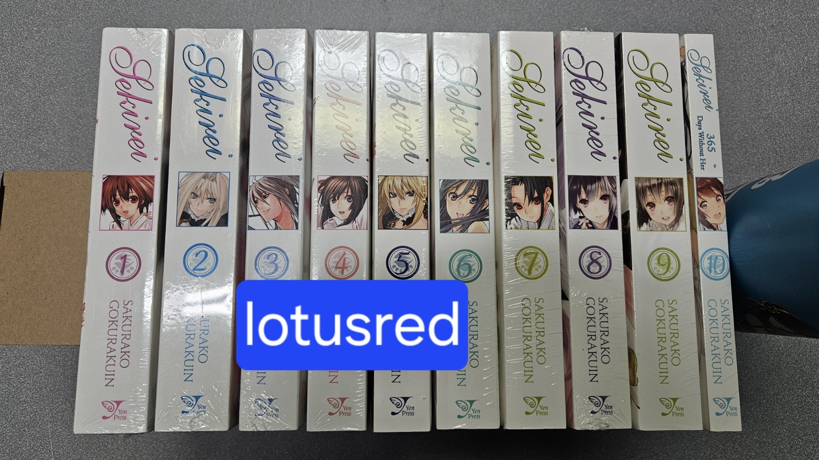 Sekirei Manga Vol 1-10 Inglese Yen Press Sakurako Gokurakuin Sigillato Fuori Produzione