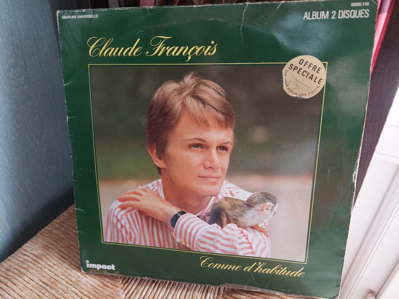 2 disques vinyle 33 tours original Claude François