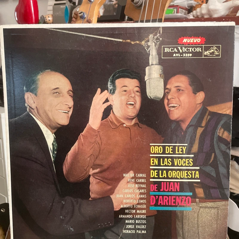 Lp Rca Juan D'Arienzo Y Su Orquesta Típica – Oro De Ley En Las Voces De La Orquesta