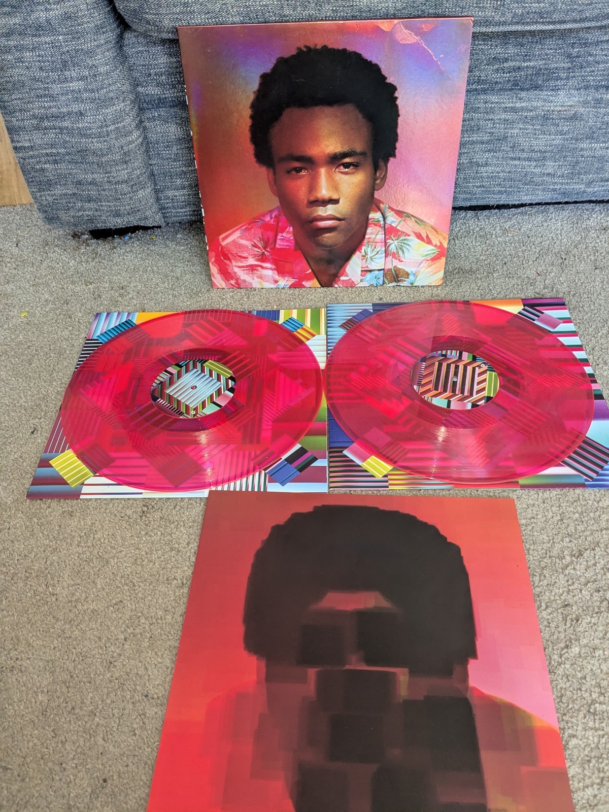 Childish Gambino - BECAUSE THE INTERNET - PINK Color Vinyl 2 LP - EX Wax!!
