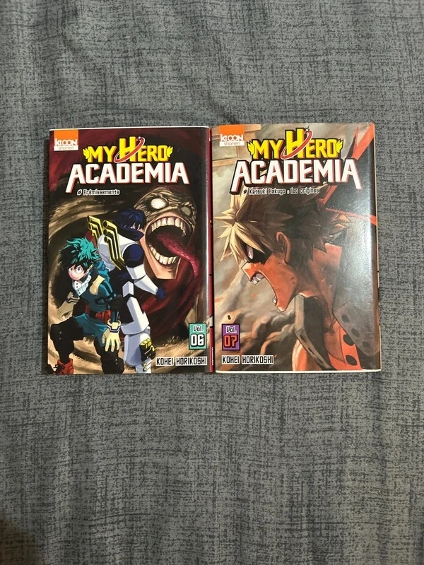 Manga My Hero Academia tomes 6 et 7
