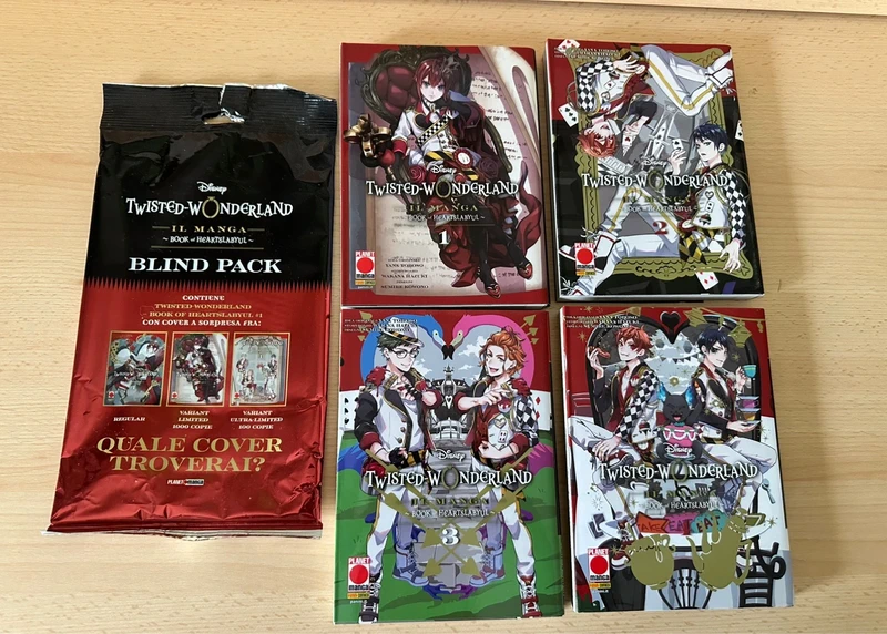 Twisted Wonderland il manga ~Book of Heartslabyul~ Vol. 1-4 (Vol 1 Variant limitata) completo