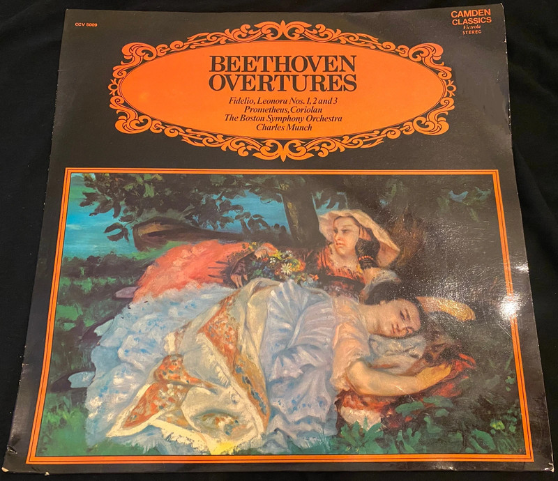 'Obertures', de Beethoven. Director Charles Munch. RCA Records. 1960. LP de vinilo. Buen estado.