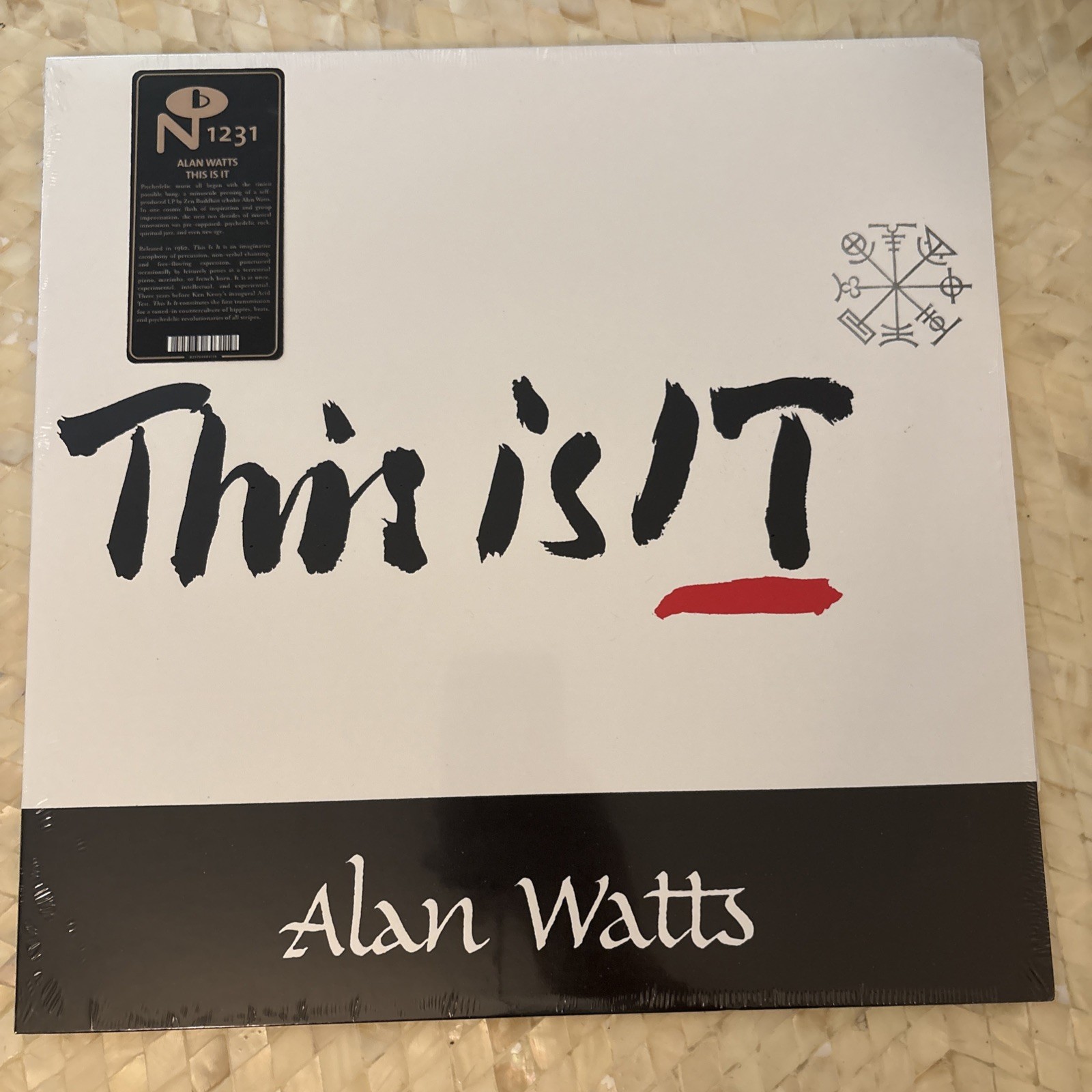 ALAN Watts - THIS IS IT -  VINYL RECORD LP - Reissue - 1962 Original