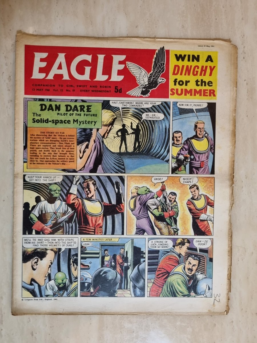Eagle Comic Vol 12 No 19, D.Class 4-40 Express Engine - 13th May 1961