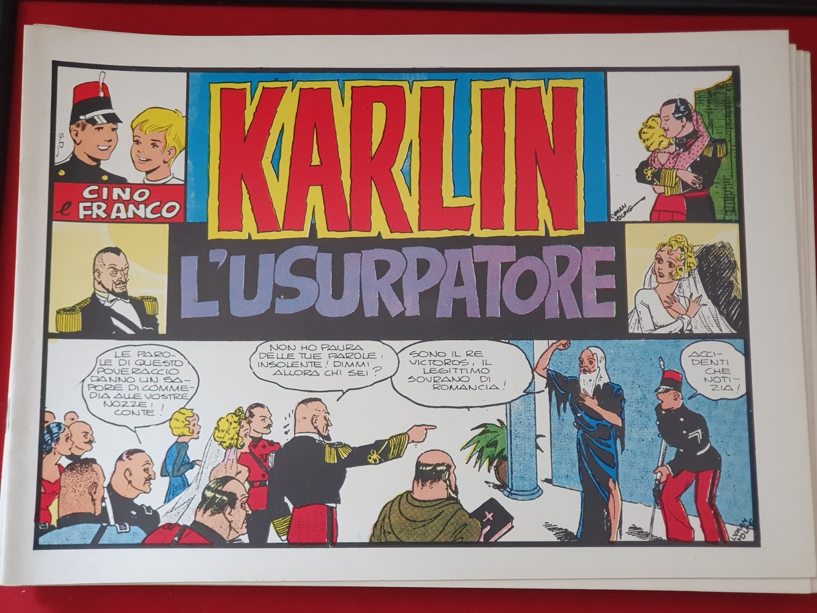 FUMETTO CINO E FRANCO KARLIN L'USURPATORE NERBINI RISTAMPA ANASTATICA VINTAGE