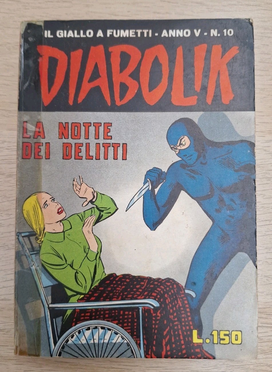 DIABOLIK ANNO V-5°, N. 10 ORIGINALE 1966
