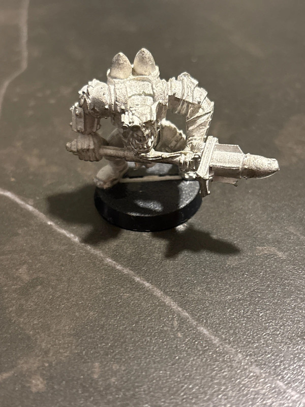 Ork lance Rocket, oop metal, boy, tankbusta, rokkit launcha, W40K