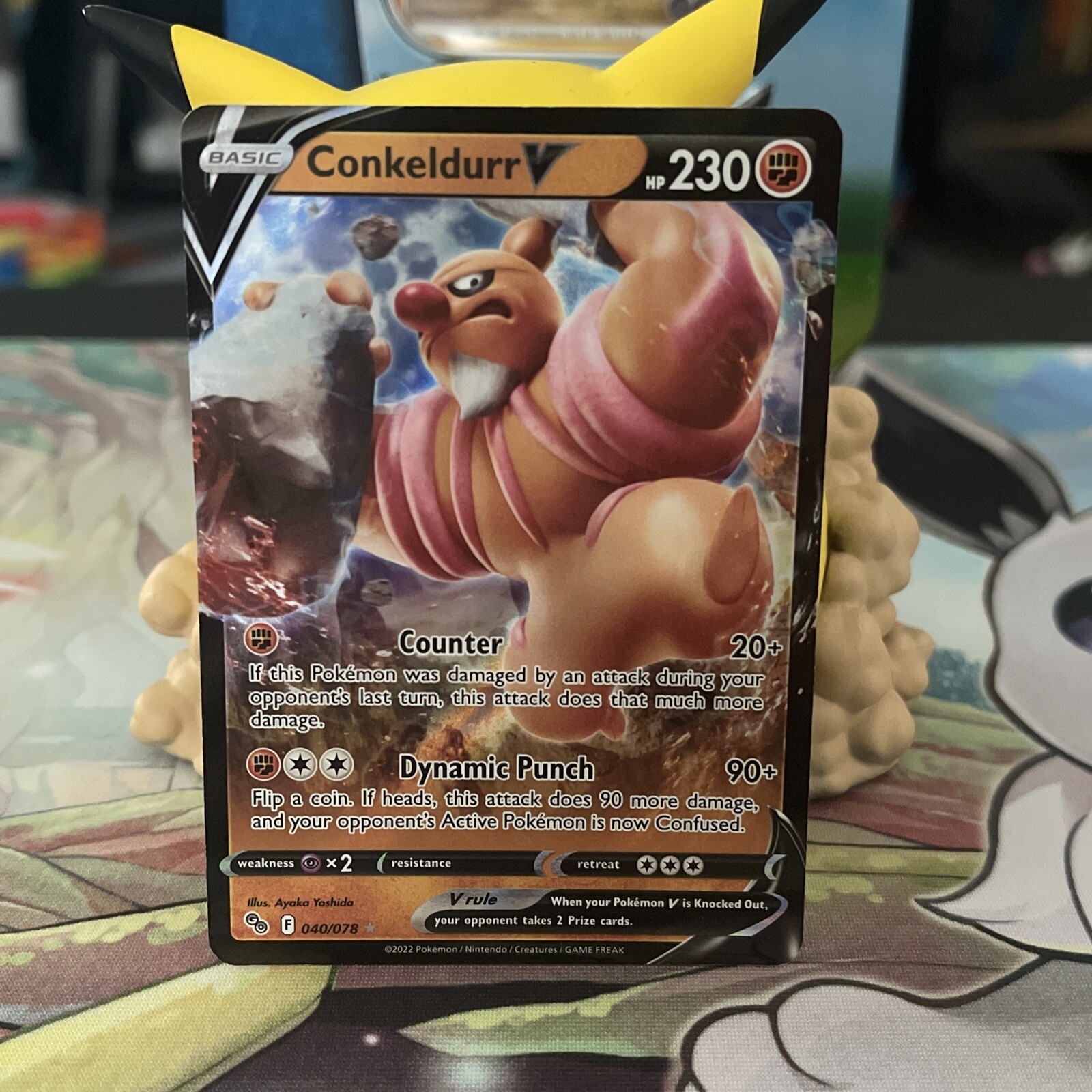 Conkeldurr V 040/078 Pokémon GO ultra raro - (679)