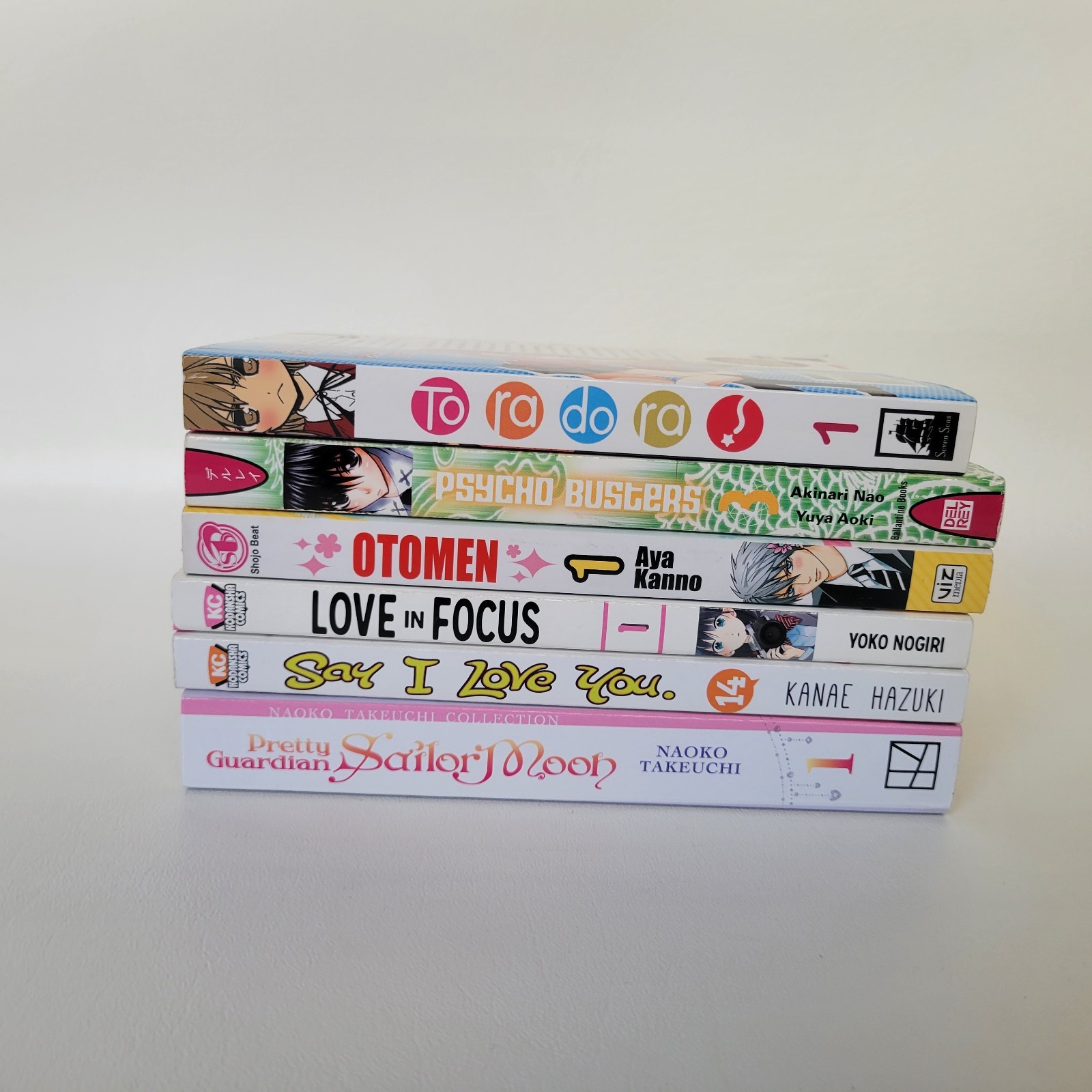 Shojo Manga Lotto 6 Libri Inglese - Toradora 1, Sailor Moon 1, Otomen 1