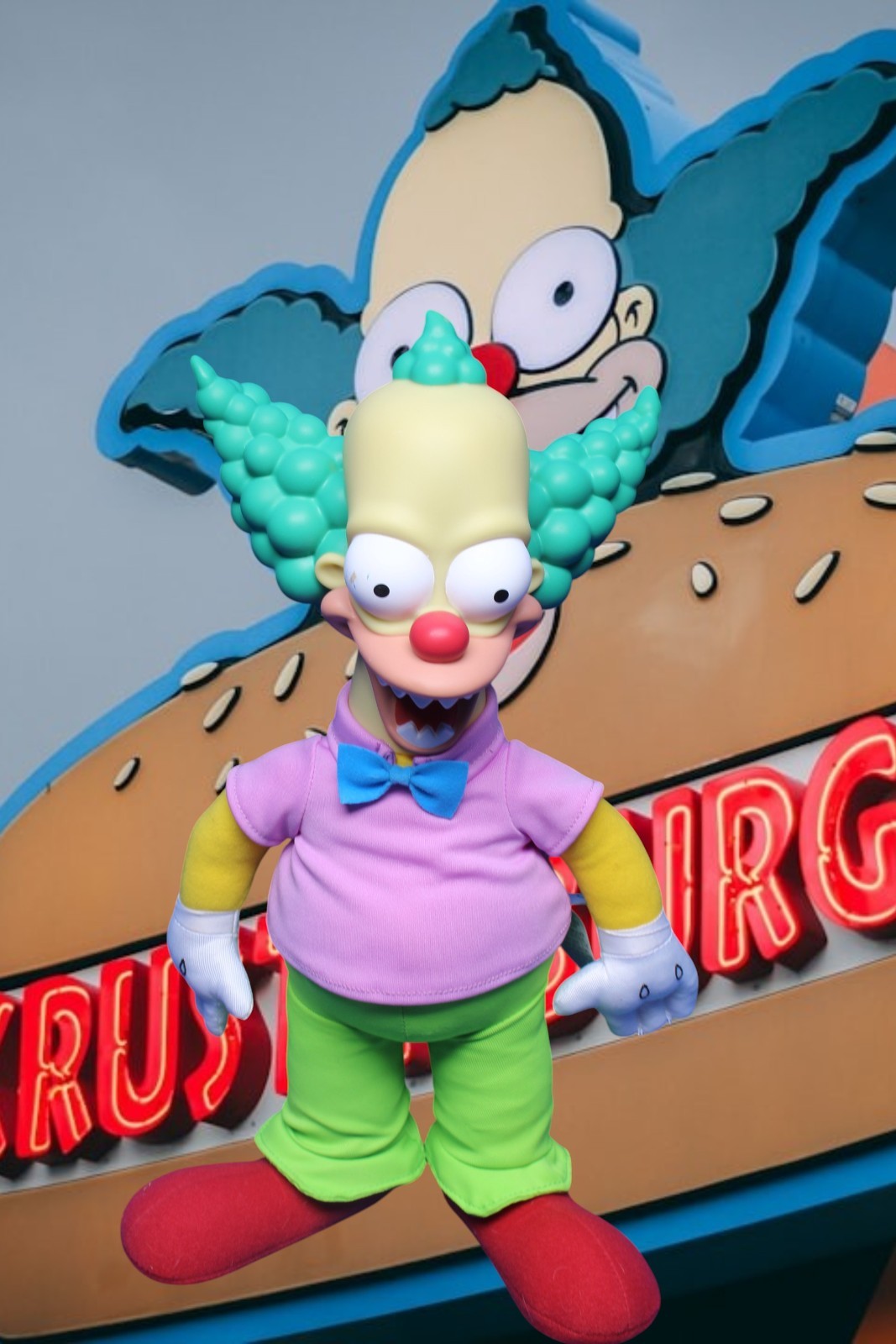 Peluche pupazzo Krusty parlante I Simpson del bene e del male (guarda il video)