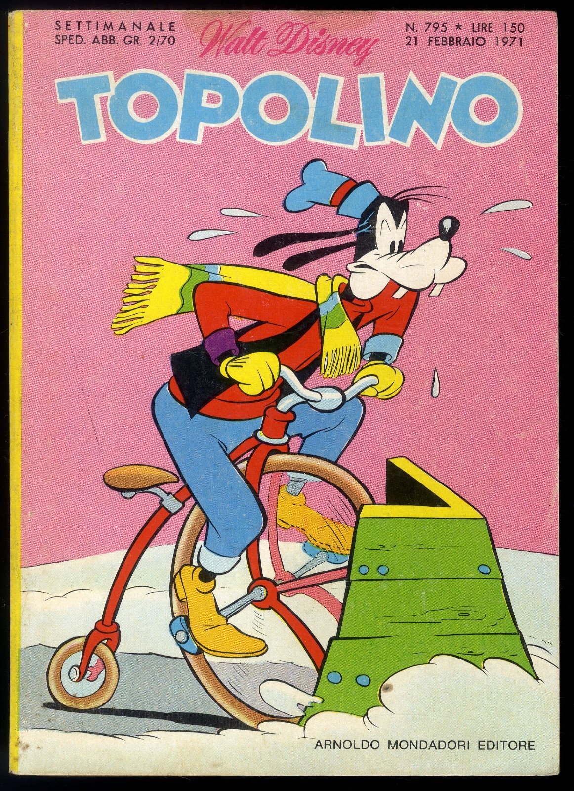 TOPOLINO N° 795 - 21 FEBBRAIO 1971 - CON BOLLINI - CONDIZIONI BUONO / OTTIMO
