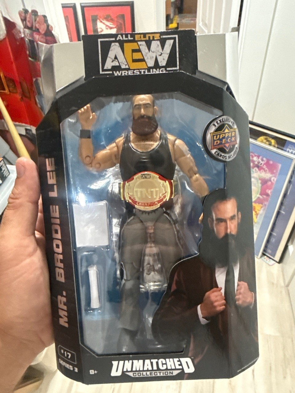 AEW Unmatched Collection Series 3 #17 Mr. Brodie Lee Sealed - Box Wear