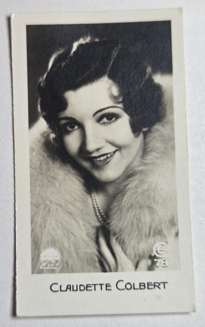 1932 Bridgewater Film Stars Serie 1 #78 Claudette Colbert (E)