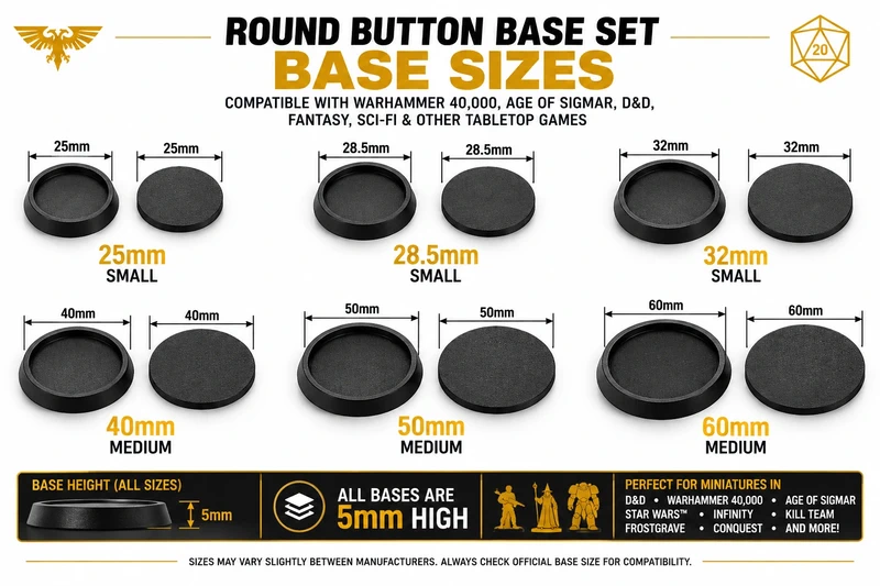 Button Bases per giochi da tavolo