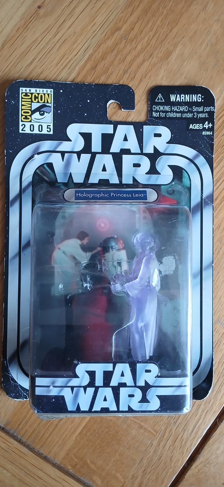 star wars 2015 comic con holographic princess leia figure 