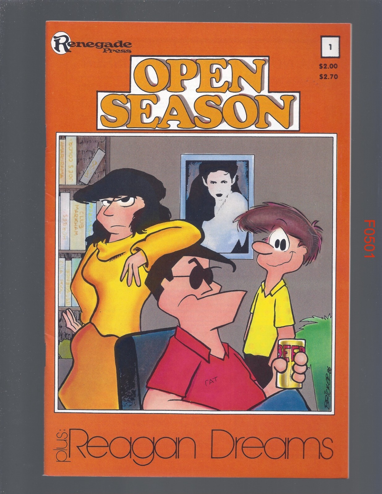Open Season #1 1986 Renegade Press VF/NM f0501