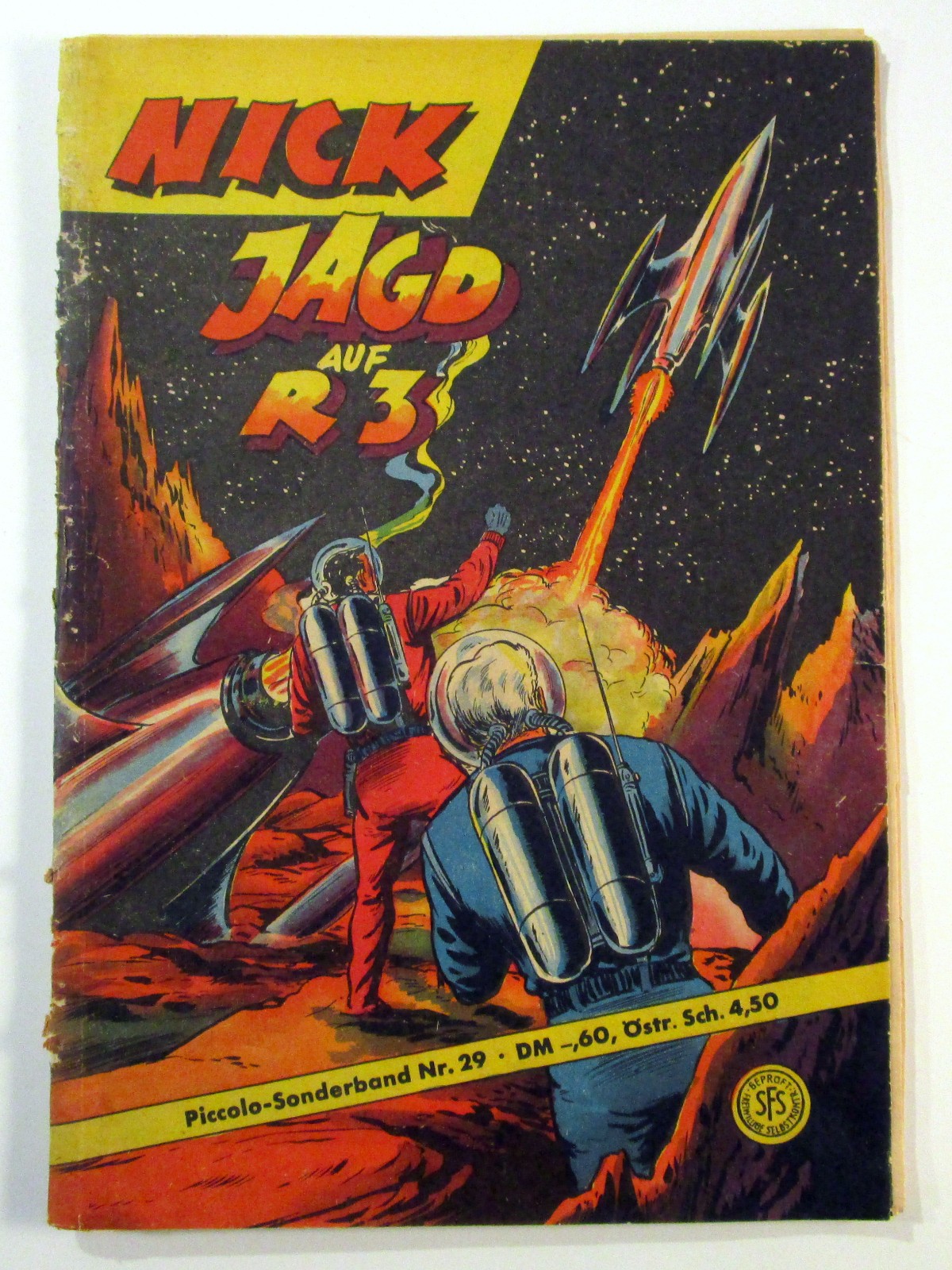 Piccolo volume speciale # 29 Nick caccia alla R 3 originale Lehning Verlg 1958