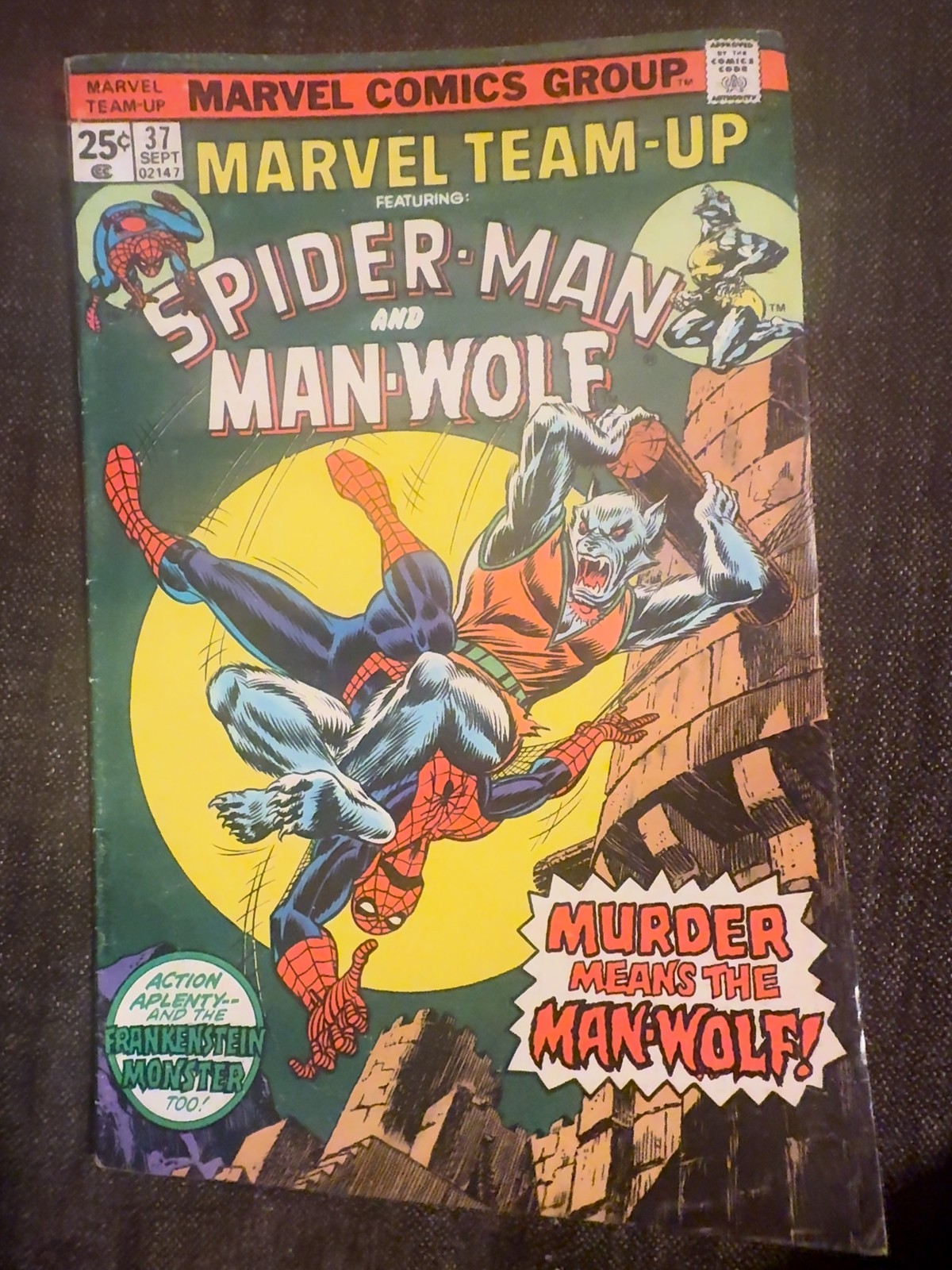 Marvel Team-Up #37 Spider-Man Man-Wolf 1975 Marvel Comics