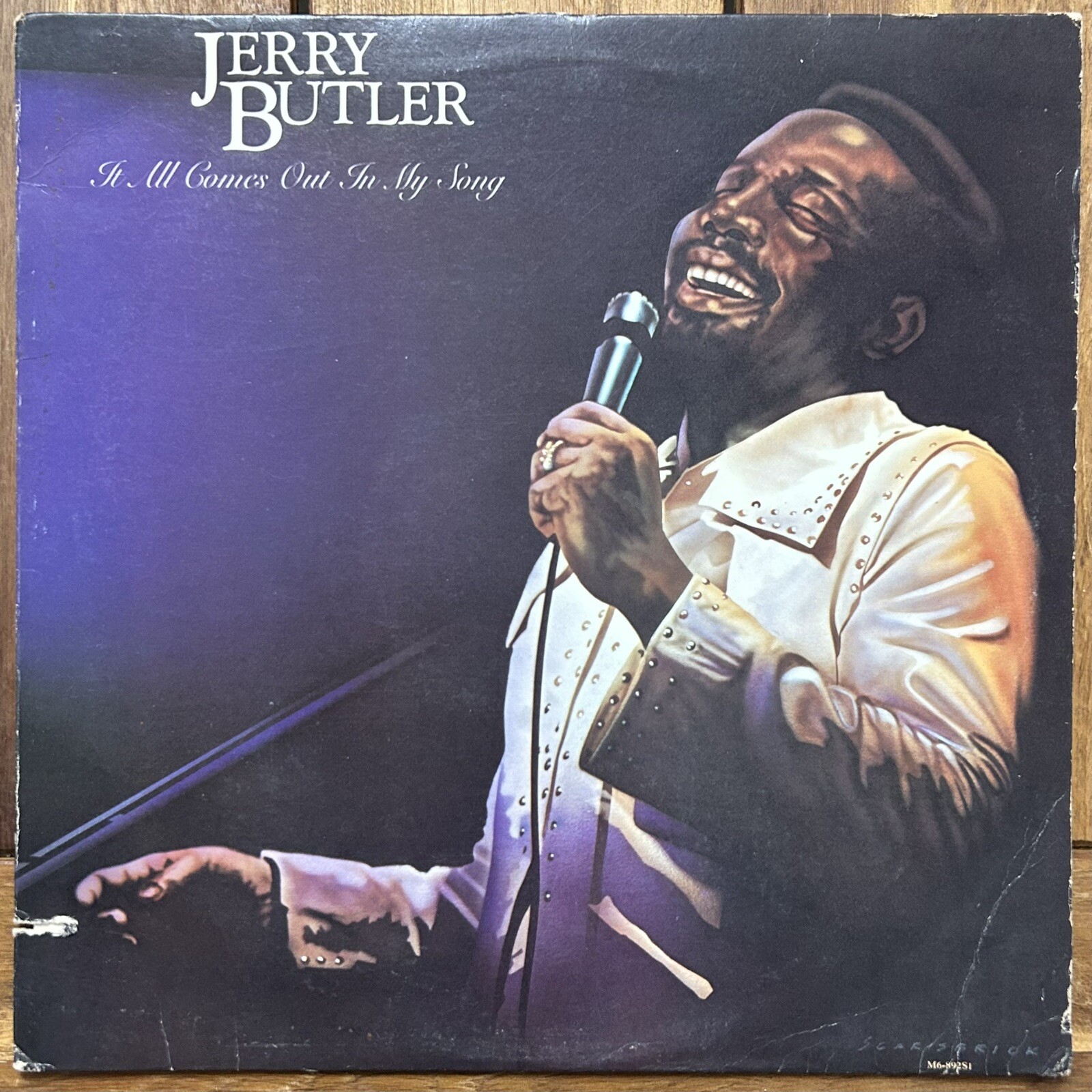 Jerry Butler - It All Comes Out In My Song - Vinyl LP 1977 M6-892S1 Motown