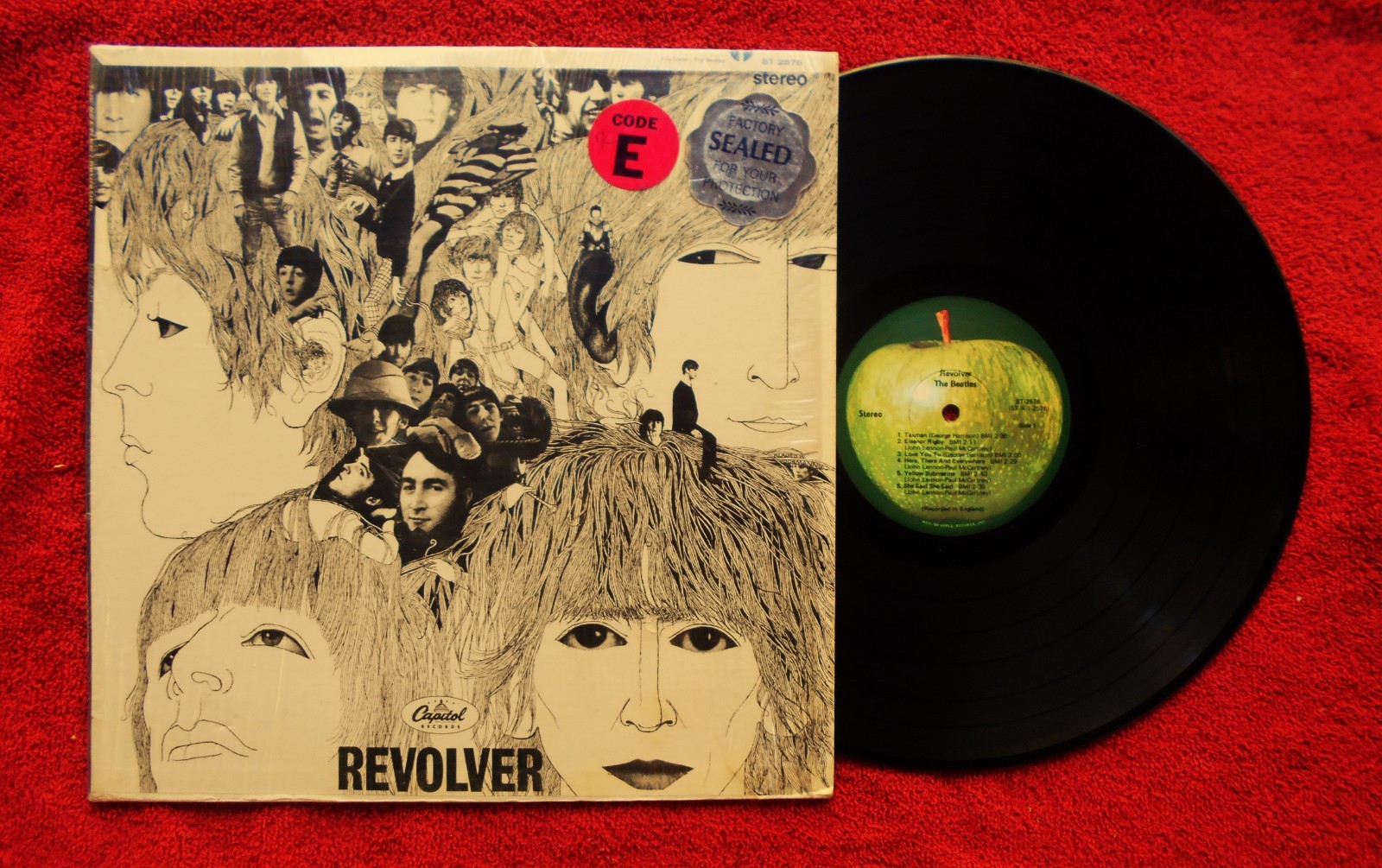 THE BEATLES   REVOLVER      1971 APPLE RECORDS LP WITH ORIGINAL SHRINK