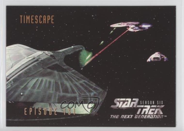 1997 SkyBox Star Trek: The Next Generation Season 6 Timescape #610 0b5