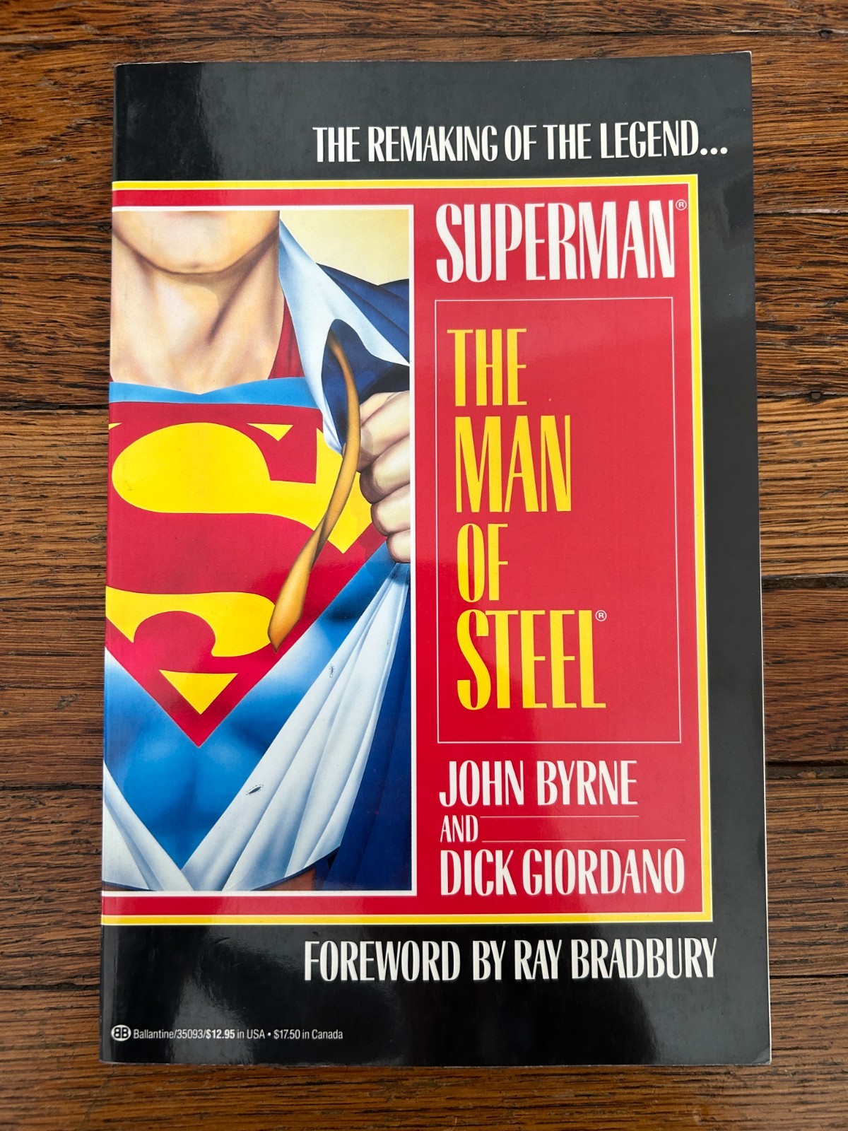 SUPERMAN L'UOMO D'ACCIAIO 1° STAMPA TPB JOHN BYRNE Avanti Ray Bradbury Trade DC