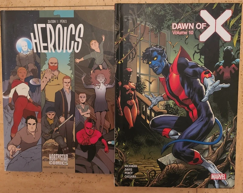 Lot 2 livres-Heroics-Dawn of X vol10