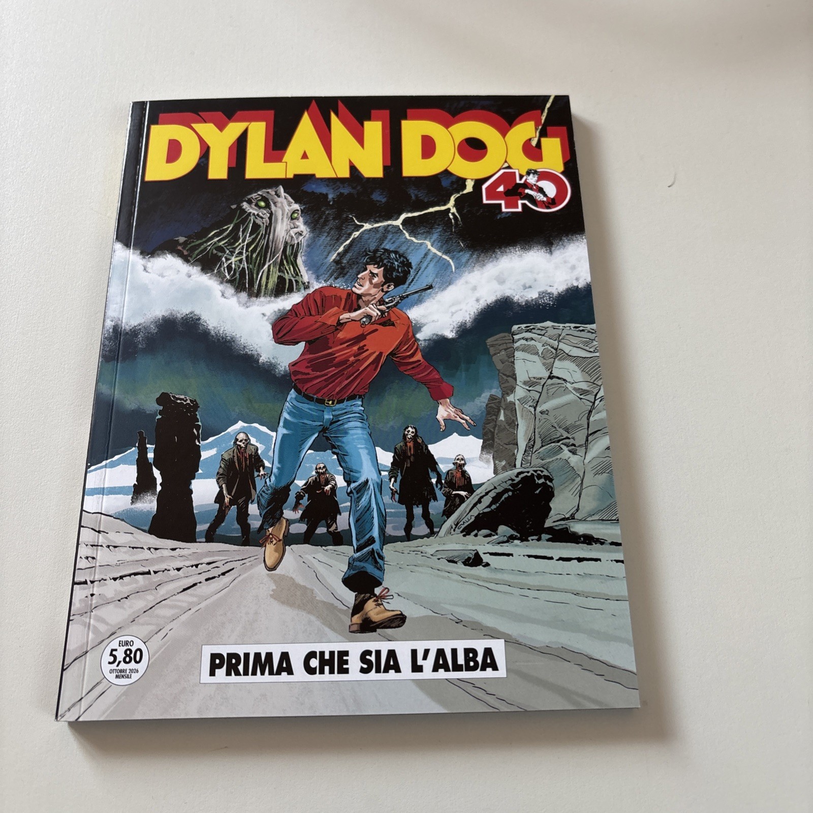 DYLAN DOG N. 481 VARIANT VILLA -PRIMA CHE SIA L'ALBA   PERFETTO DA EDICOLA