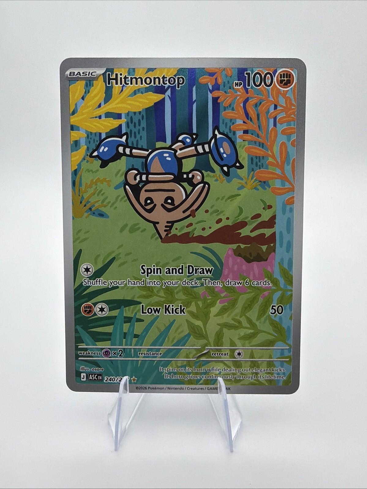Hitmontop 240/217 Me: Ascended Heroes Holo