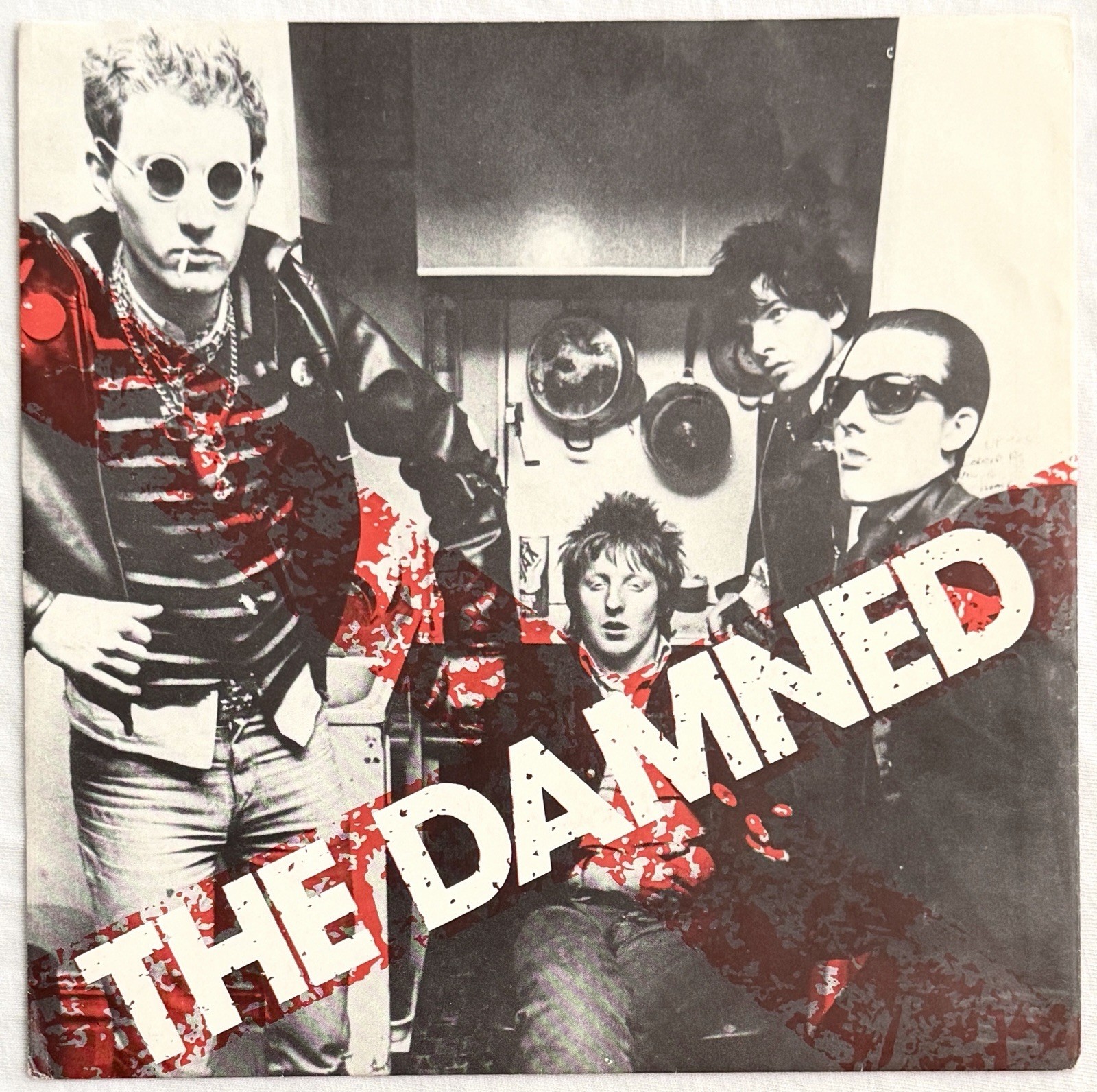 THE DAMNED -New Rose- Very Rare Original Benelux 7” Unique Picture Sleeve /Vinyl