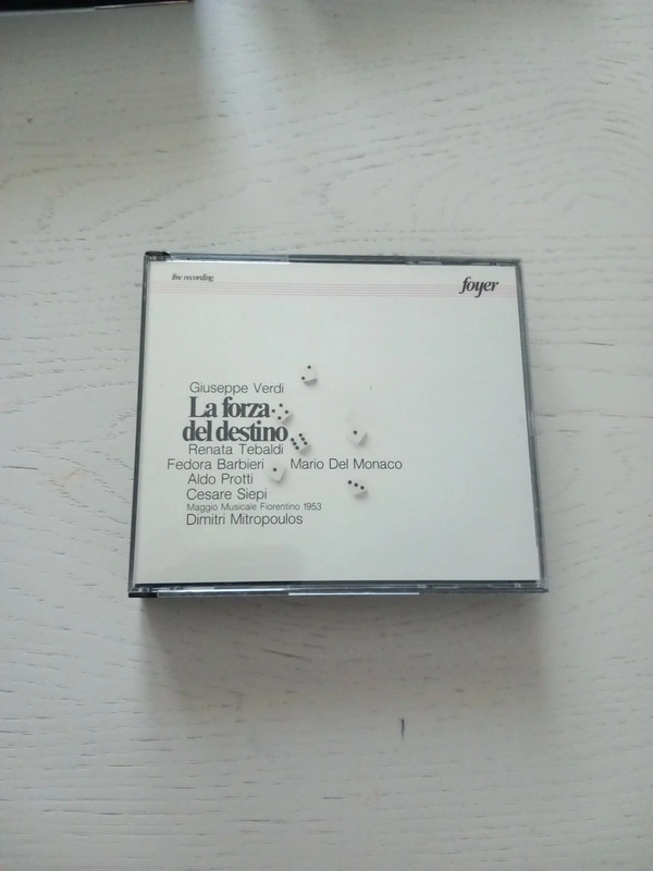 G. Verdi - La forza del destino - Mitropoulos, Tebaldi, Del Monaco - Firenze 1953 - 3 CD Foyer