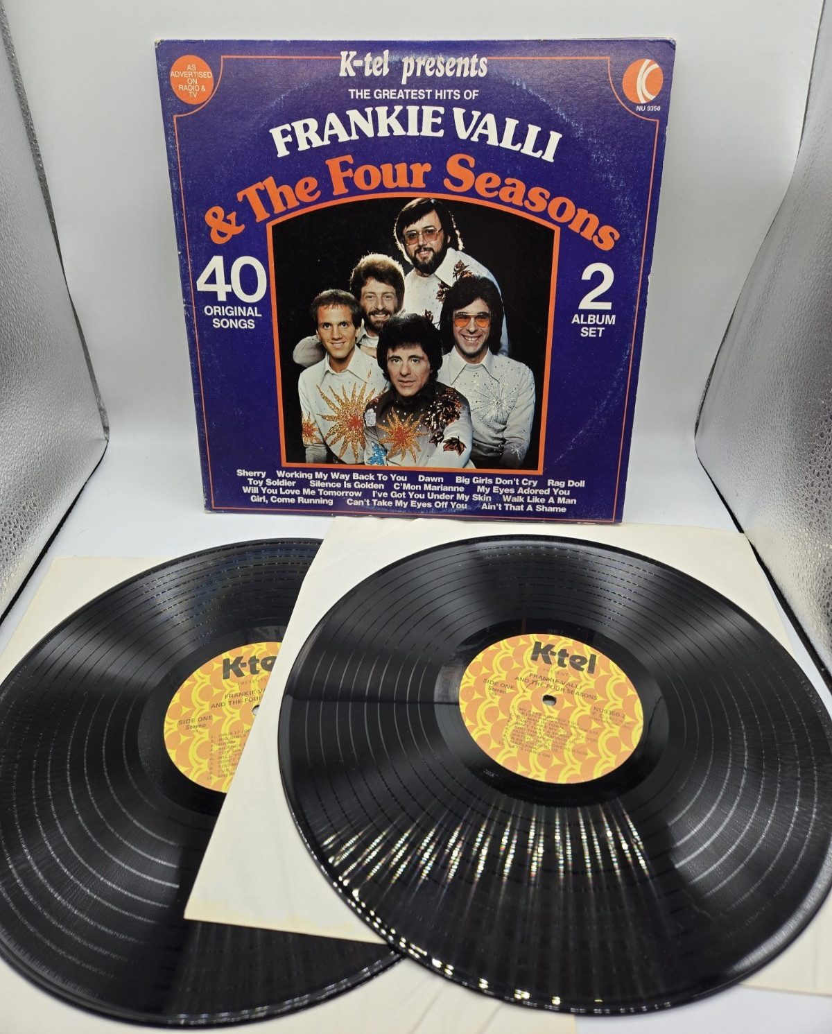 Greatest Hits of Frankie Valli & the Four Seasons, K-Tel 2 Album NU-9350