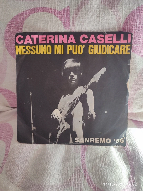 45 giri Caterina Caselli - Nessuno mi può Giudicare - Sanremo1966 Originale CGD n'9608