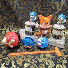 Sonic il riccio raro giocattolo Burgerking per bambini con zip pasto 1993