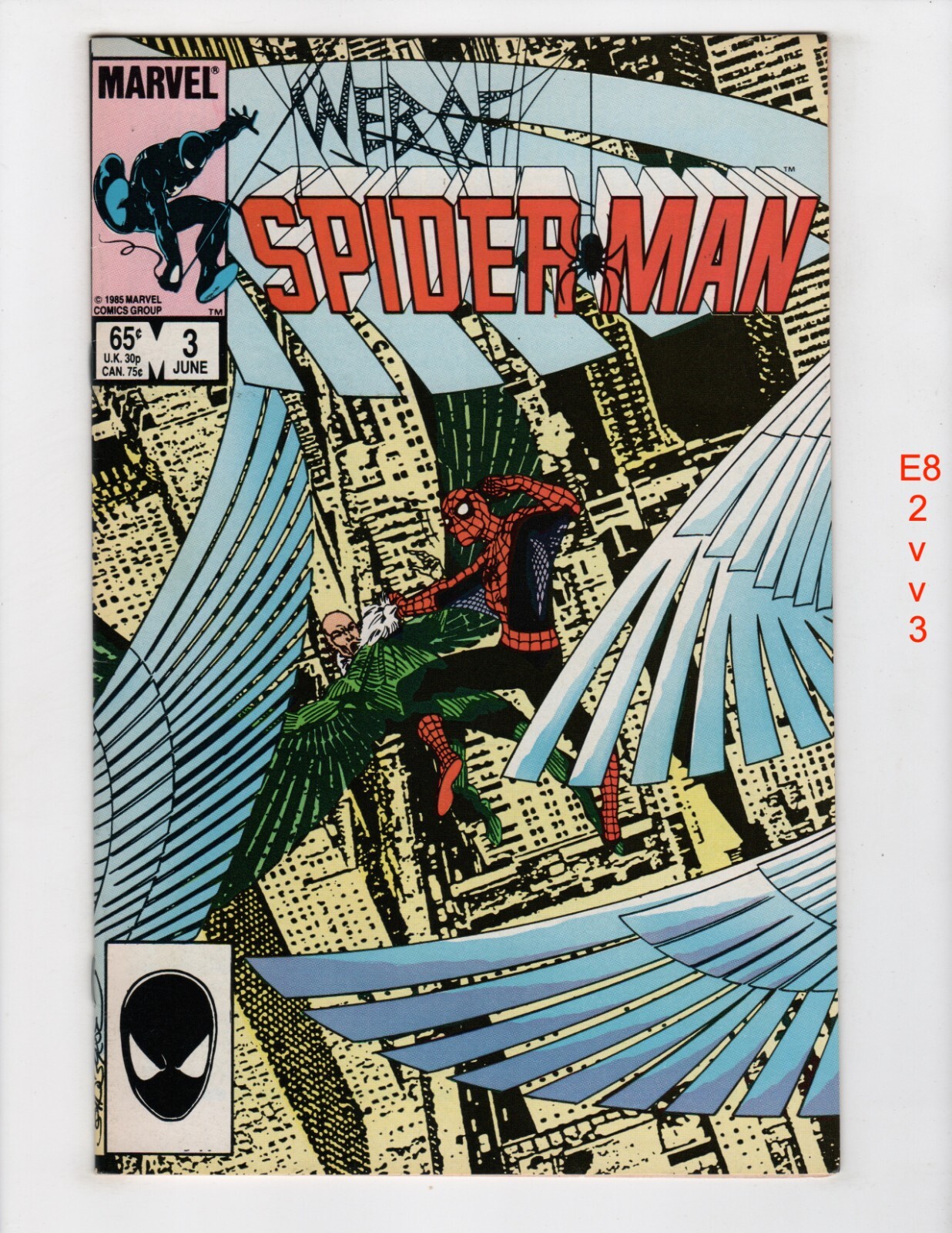 Web of Spider-Man #3 VF/NM 1985 Marvel e823