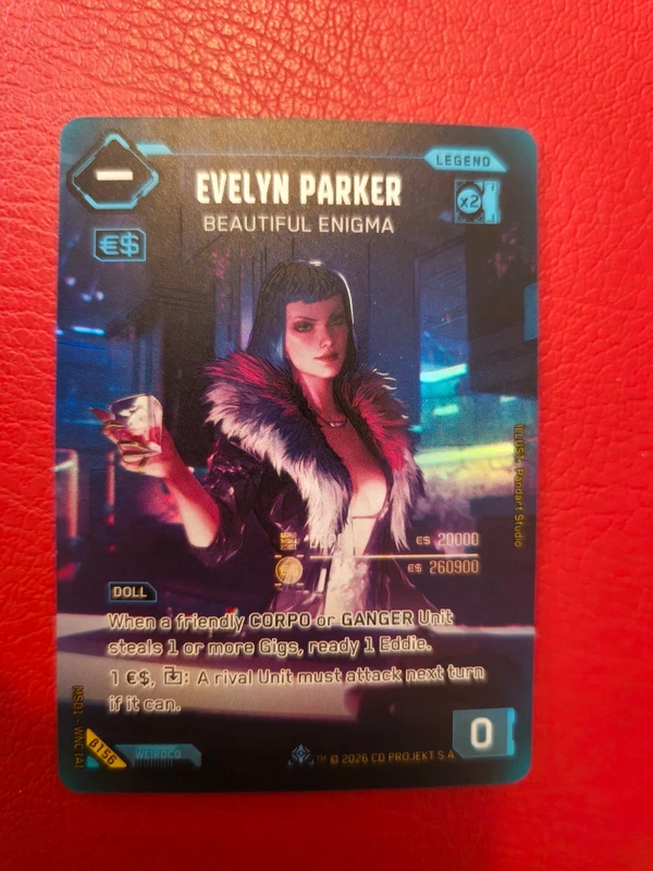 Evelyn Parker Cyberpunk TCG
