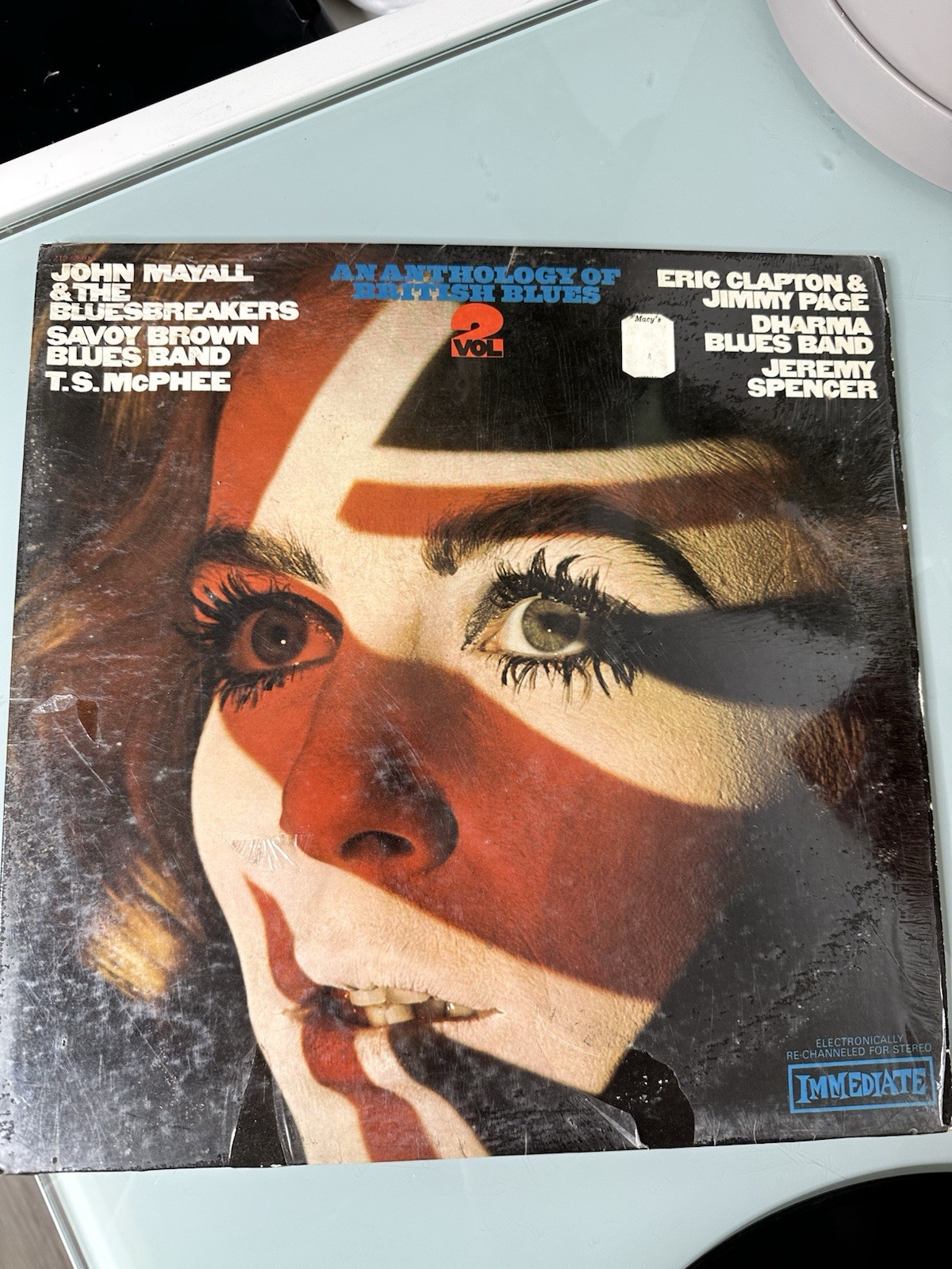VARIOUS: an anthology of british blues, vol. 2 IMMEDIATE 12" LP 33 RPM