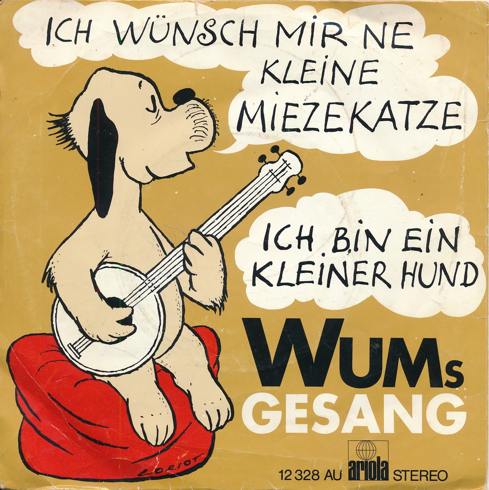 Ich wünsch mir ne kleine Miezekatze - Wums Gesang - Single 7" Vinyl 253/10