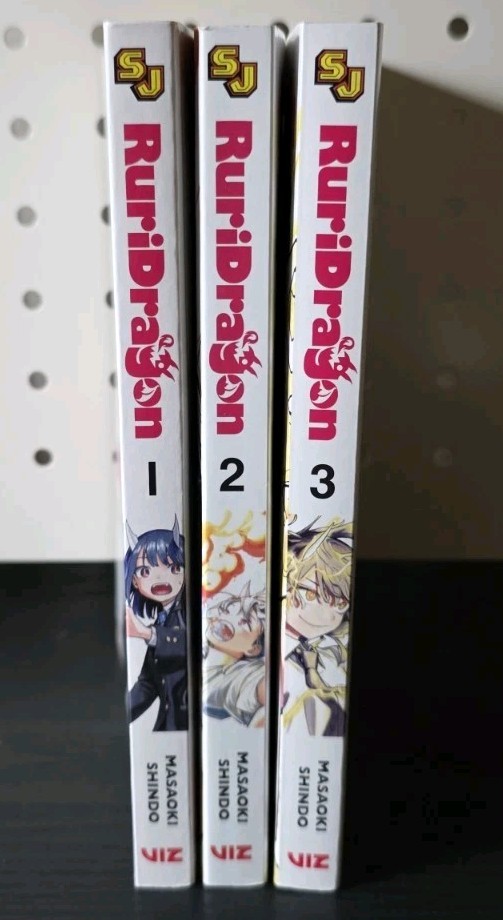 Manga RuriDragon Vol 1-3 English Volumes Ruri Dragon Shonen Jump