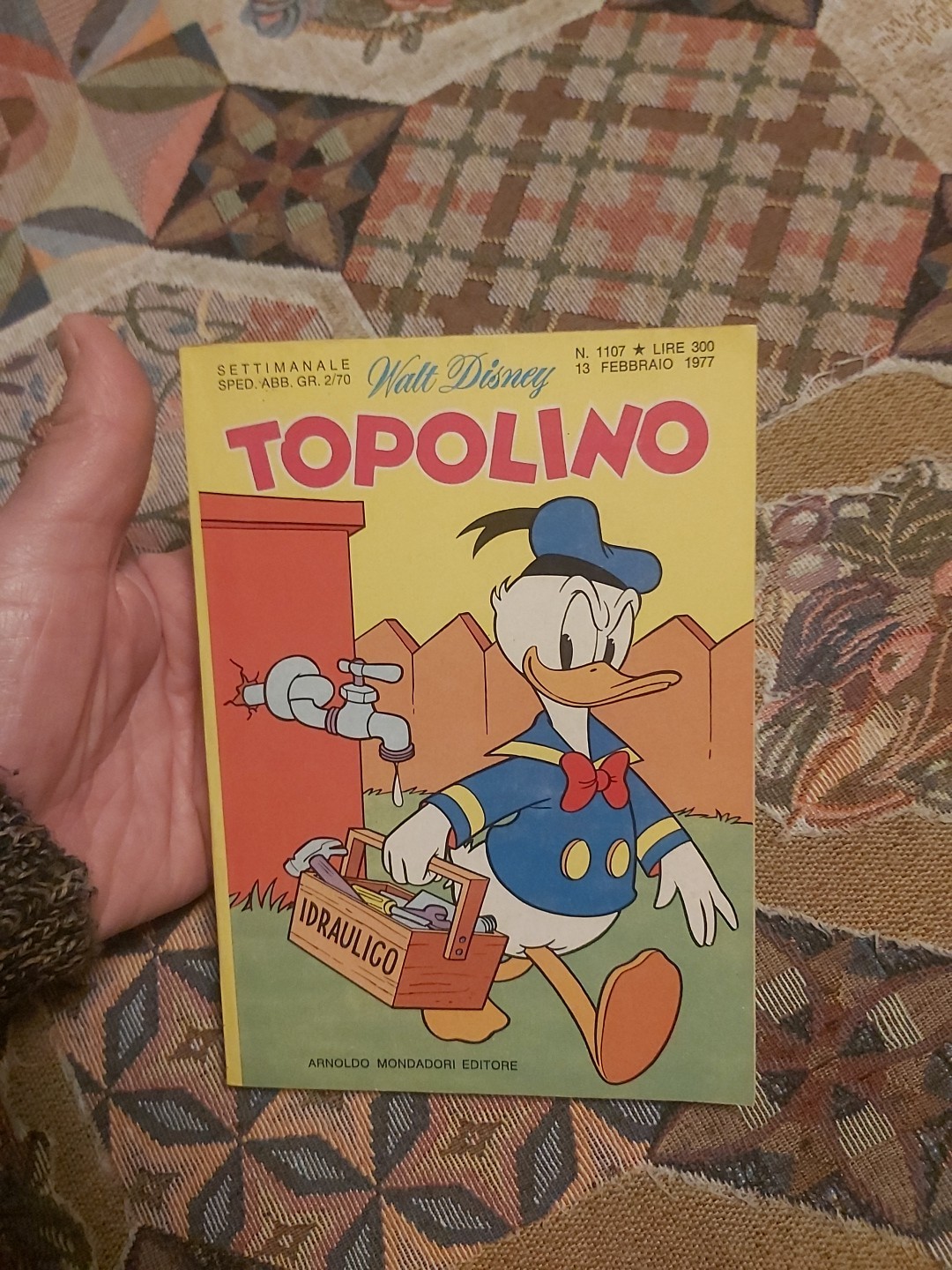 Topolino N. 1107  Del 1977 Con Doppio Inserto