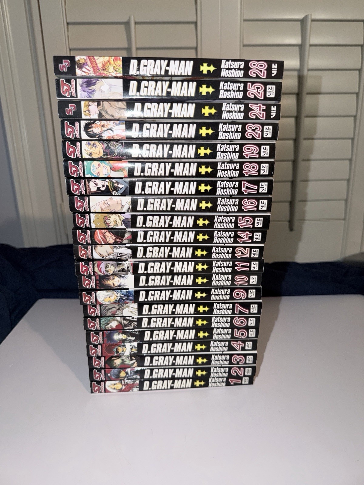 D.Gray-man Manga Vol 1-7,9-11,14-19, 23-25, 28 (22vol) Katsura Hoshino prima stampa